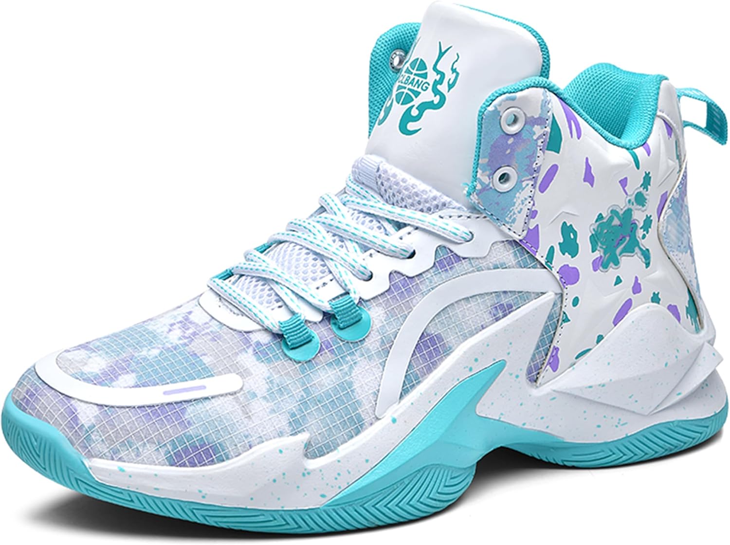 Мужские баскетбольные кроссовки на высокой подошве с противоскользящей и износостойкой подошвой, кроссовки для бега с граффити-дизайном, модная спортивная обувь Bemygreenbag, белый/зеленый
Мужские баскетбольные кроссовки на высокой подошве с противоскользящей и износостойкой подошвой, кроссовки для бега с граффити-дизайном, модная спортивная обувь Bemygreenbag, белый/зеленый
