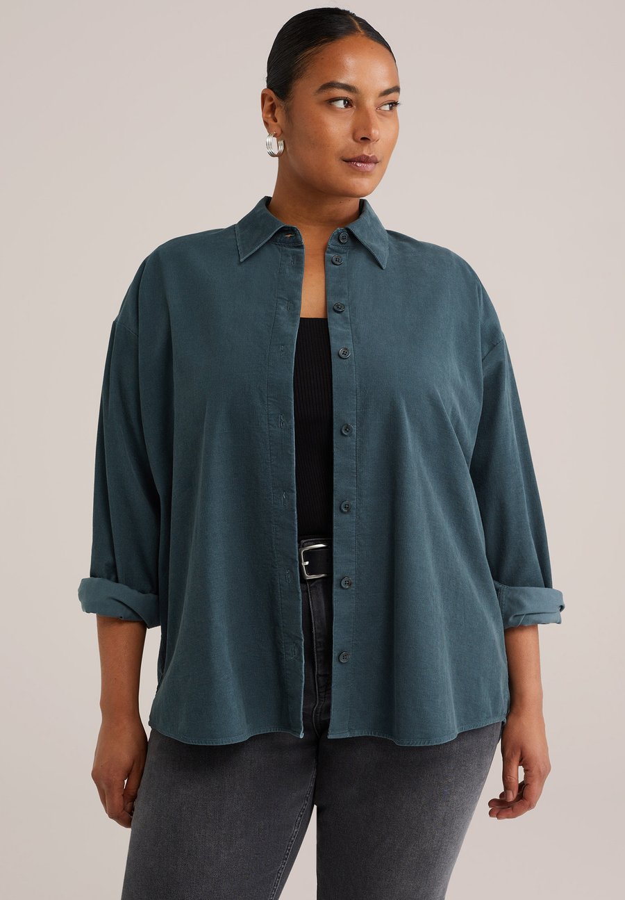 Блуза WE Fashion CURVE, Greyish Blue/Grey Denim
Блуза WE Fashion CURVE, Greyish Blue/Grey Denim