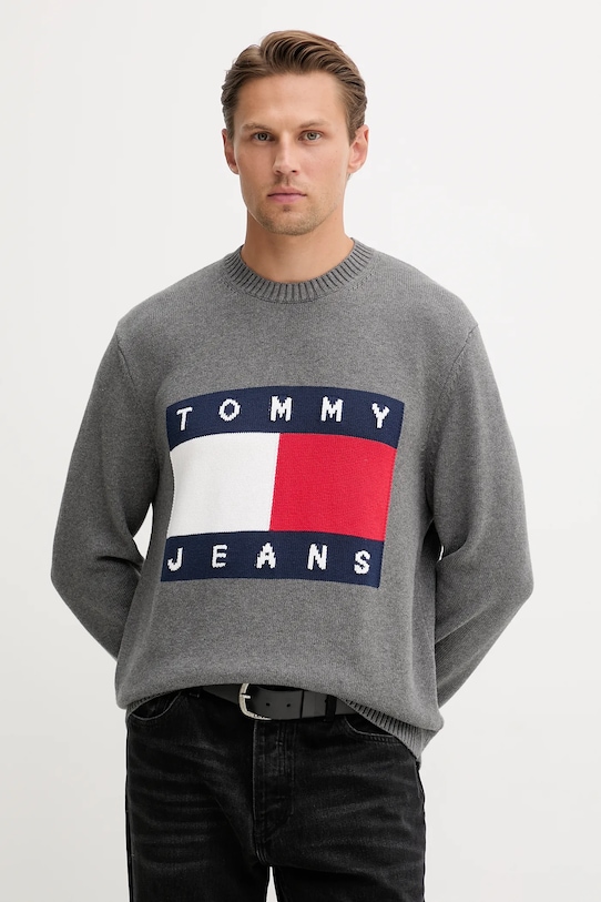 Хлопковый свитер Tommy Jeans, серый
Хлопковый свитер Tommy Jeans, серый