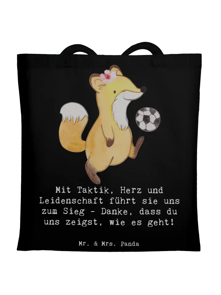 Сумка для переноски Mr & Mrs Panda Fußball Trainerin, черный
Сумка для переноски Mr & Mrs Panda Fußball Trainerin, черный