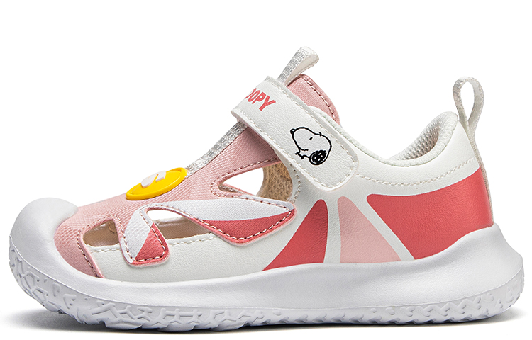 Легкие, нескользящие, противоударные, износостойкие детские сандалии для детей 3–7 лет SNOOPY, белый/розовый
Легкие, нескользящие, противоударные, износостойкие детские сандалии для детей 3–7 лет SNOOPY, белый/розовый