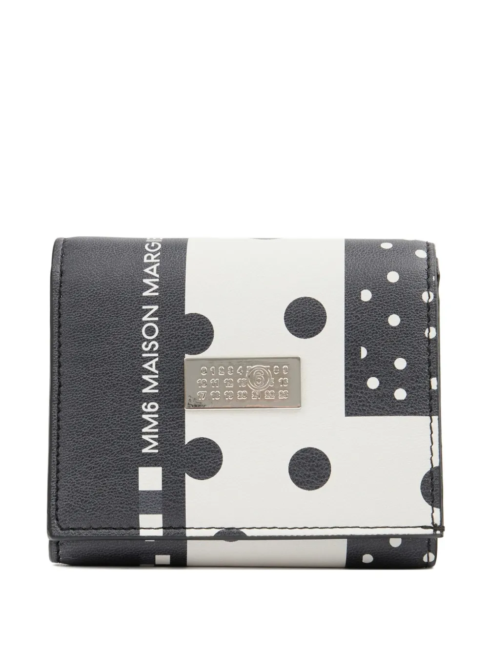 Кошелек с узором в горох MM6 Maison Margiela, белый
Кошелек с узором в горох MM6 Maison Margiela, белый