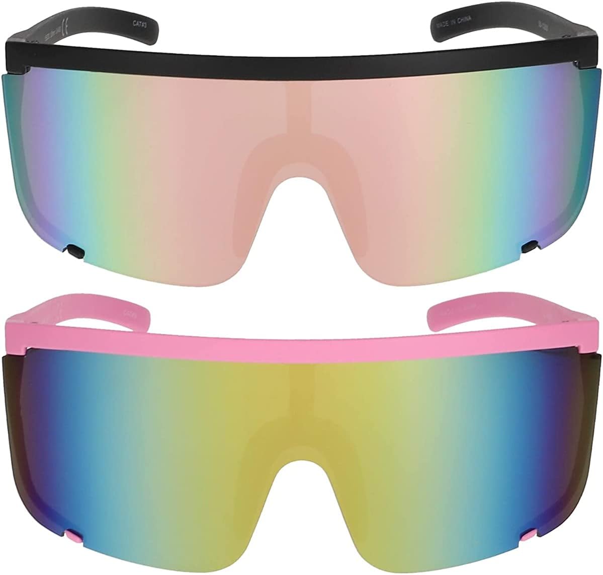 Безупречные солнцезащитные очки унисекс большого размера Super Shield с зеркальными линзами, ретро-стиль, матовая черная оправа с плоским верхом FLAWLESS EYEWEAR, 2 Pack: Pink Mirror and Pink Orange
Безупречные солнцезащитные очки унисекс большого размера Super Shield с зеркальными линзами, ретро-стиль, матовая черная оправа с плоским верхом FLAWLESS EYEWEAR, 2 Pack: Pink Mirror and Pink Orange