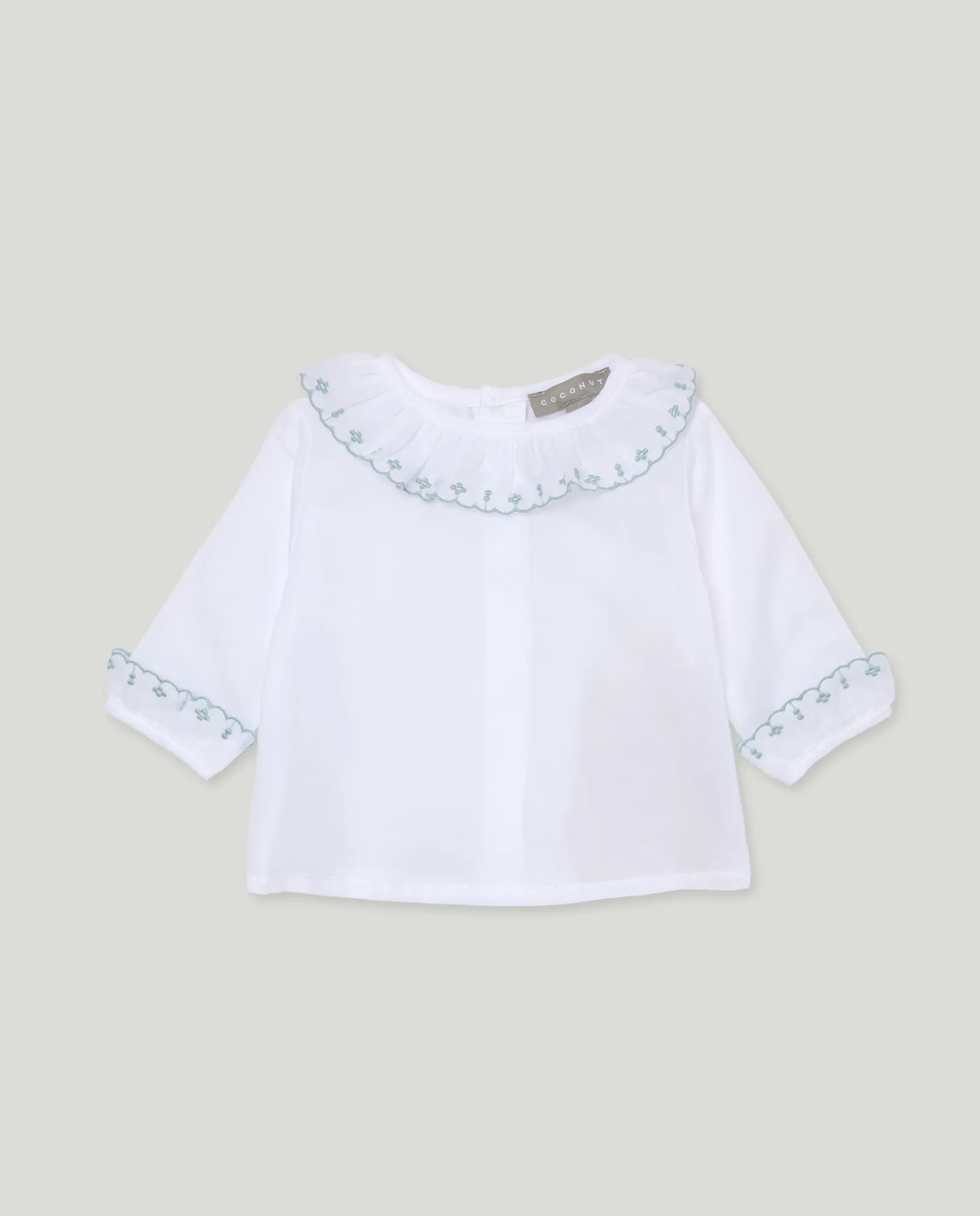 Детская базовая рубашка с длинным рукавом и кружевной отделкой Coconut El Corte Inglés, белый
Детская базовая рубашка с длинным рукавом и кружевной отделкой Coconut El Corte Inglés, белый