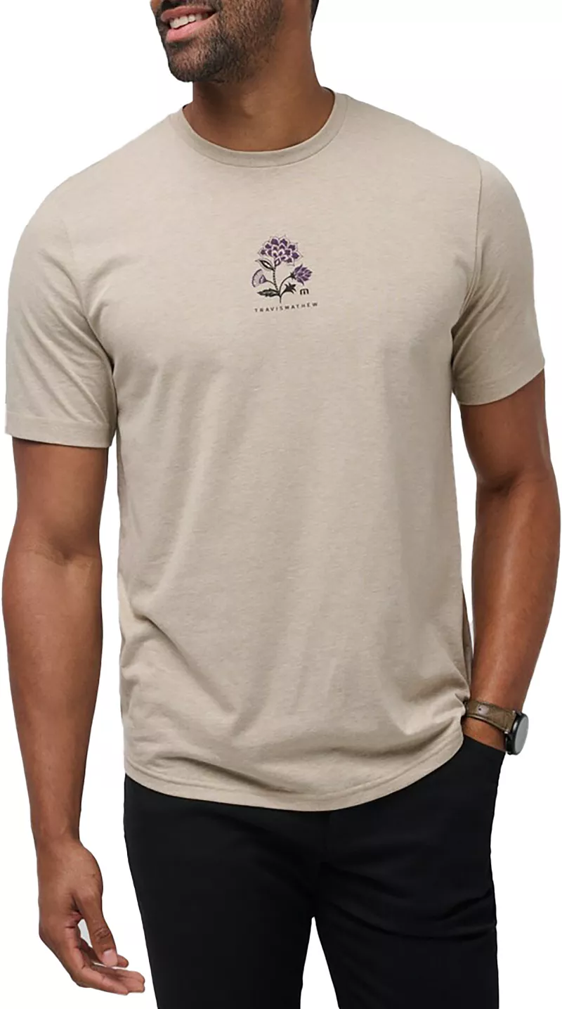 Мужская футболка для гольфа TravisMathew Fading Sunlight, цвет Oxford Tan
Мужская футболка для гольфа TravisMathew Fading Sunlight, цвет Oxford Tan