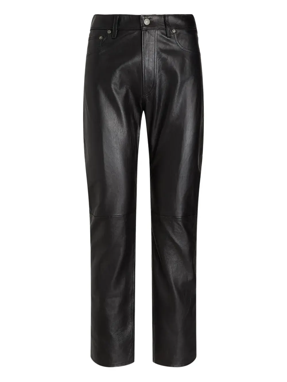 Кожаные брюки прямого кроя POLO RALPH LAUREN, черный
Кожаные брюки прямого кроя POLO RALPH LAUREN, черный