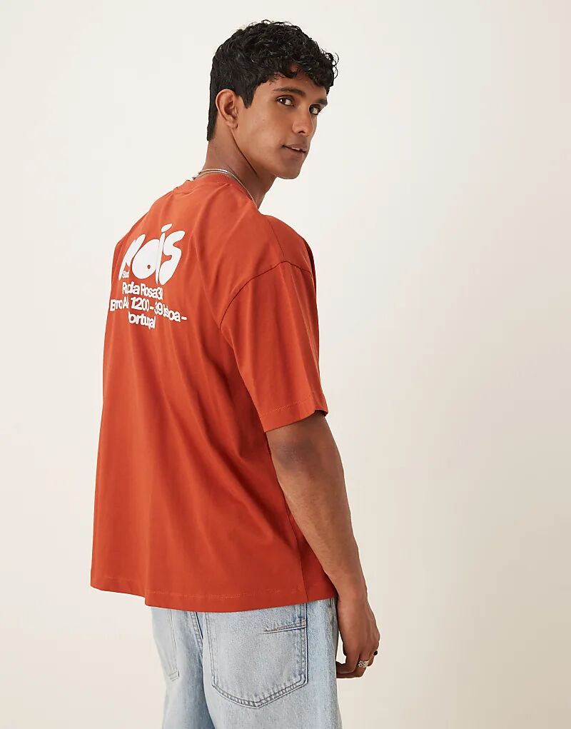 Футболка ASOS DESIGN свободного кроя с текстовым принтом оранжевого цвета
Футболка ASOS DESIGN свободного кроя с текстовым принтом оранжевого цвета