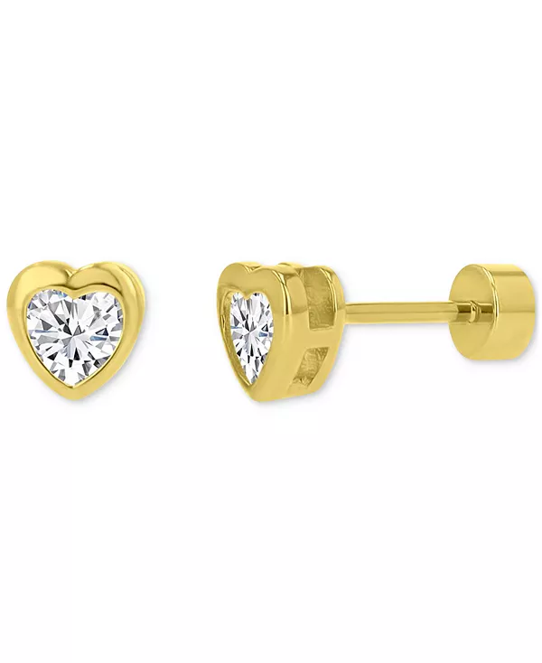 Серьги-Гвоздики в форме сердца с кубическим цирконием (3/4 карата) из стерлингового серебра с позолотой 14 карат Macy'S, gold
Серьги-Гвоздики в форме сердца с кубическим цирконием (3/4 карата) из стерлингового серебра с позолотой 14 карат Macy'S, gold