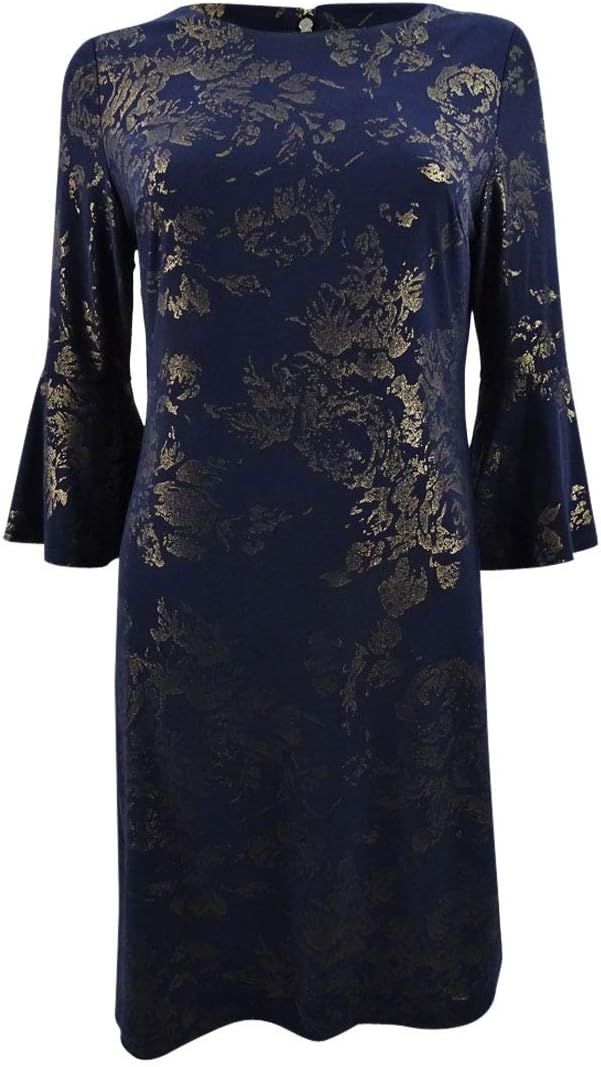 Женское платье Tommy Hilfiger с принтом и рукавами-колокольчиками, Navy/Gold
Женское платье Tommy Hilfiger с принтом и рукавами-колокольчиками, Navy/Gold