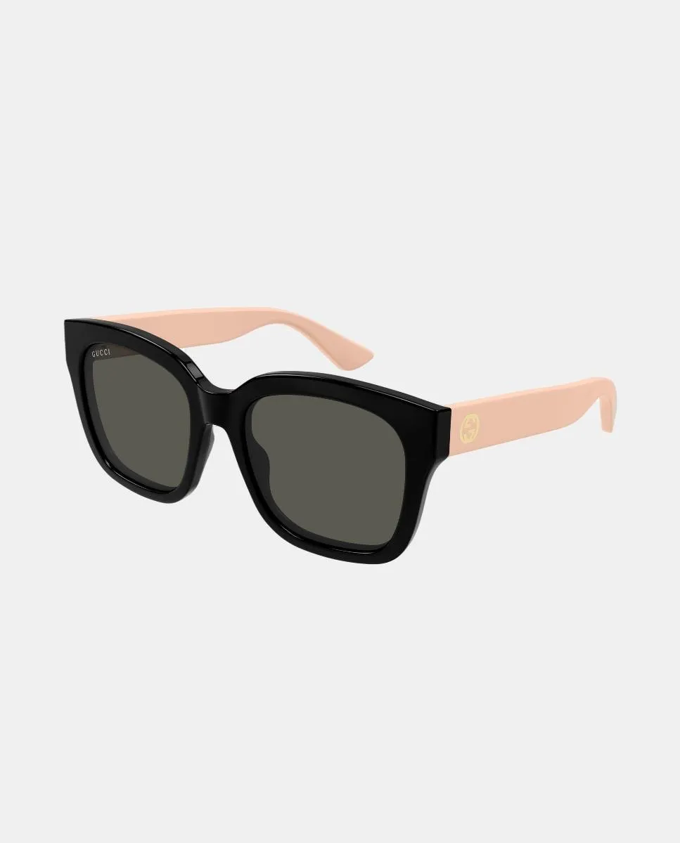 Женские солнечные очки в форме кошачьих глаз из инъекционного материала Gucci, черный
Женские солнечные очки в форме кошачьих глаз из инъекционного материала Gucci, черный