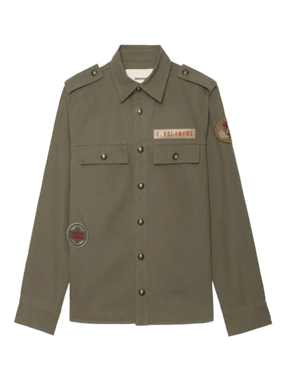 Рубашка Taskal на пуговицах Zadig&Voltaire, зеленый
Рубашка Taskal на пуговицах Zadig&Voltaire, зеленый