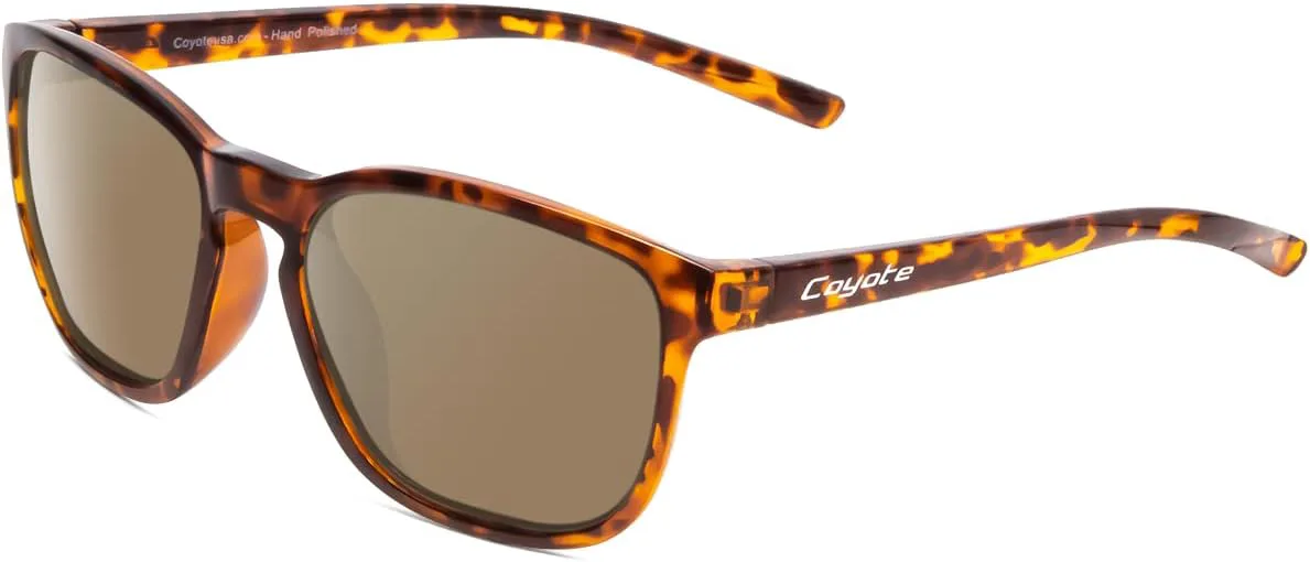 Дизайнерские поляризованные солнцезащитные очки Coyote Rambler, оправа черепаховая, коричнево-коричневые линзы цвета гавана, Tortoise Brown Frame/Brown Lens
Дизайнерские поляризованные солнцезащитные очки Coyote Rambler, оправа черепаховая, коричнево-коричневые линзы цвета гавана, Tortoise Brown Frame/Brown Lens
