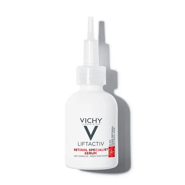 Сыворотка от глубоких морщин Liftactiv Retinol Specialist Serum Vichy, 30 ml
Сыворотка от глубоких морщин Liftactiv Retinol Specialist Serum Vichy, 30 ml