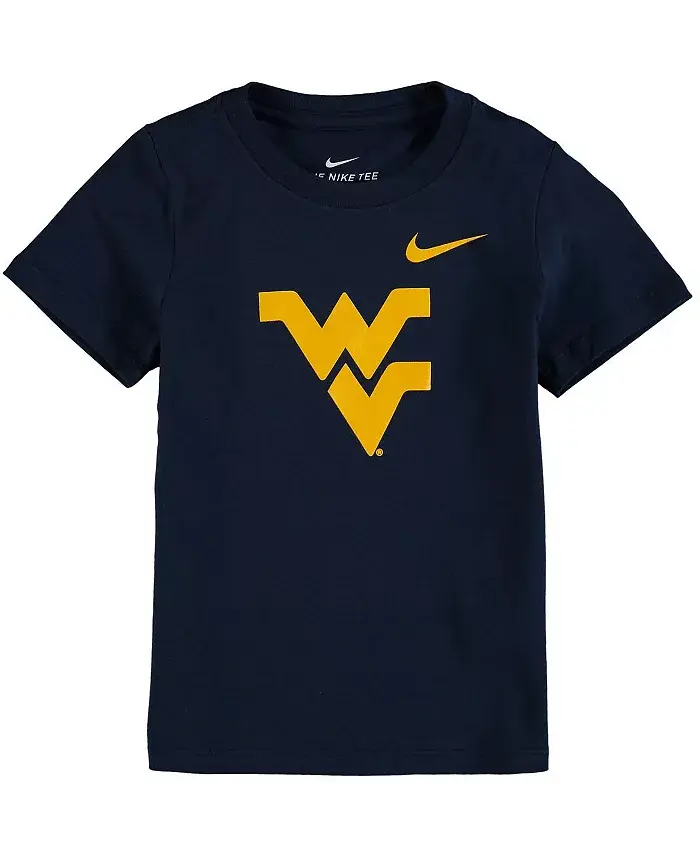 Футболка с логотипом West Virginia Mountaineers для мальчиков и девочек, темно-синяя Nike
Футболка с логотипом West Virginia Mountaineers для мальчиков и девочек, темно-синяя Nike