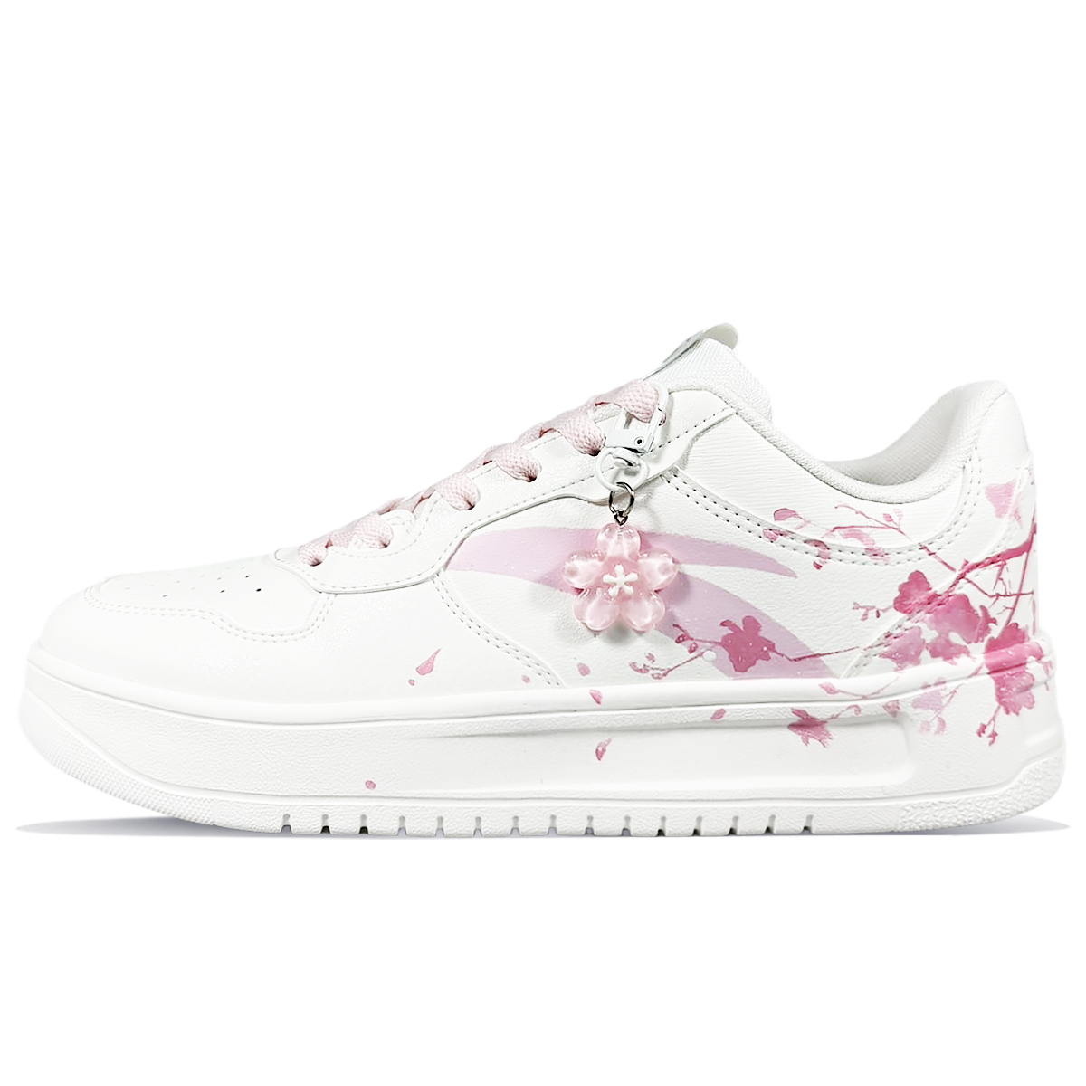 ANTA Скользоустойчивые амортизирующие износостойкие низкие скейтерские кеды Life Collection мужские бело-розовые, цвет White Pink 
ANTA Скользоустойчивые амортизирующие износостойкие низкие скейтерские кеды Life Collection мужские бело-розовые, цвет White Pink