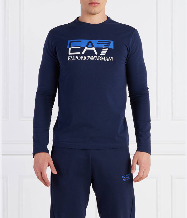 Лонгслив мужской Ea7 с логотипом, синий
Лонгслив мужской Ea7 с логотипом, синий