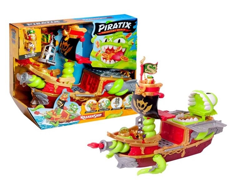 PIRATIX Kraken Ship, Пиратский корабль, набор
PIRATIX Kraken Ship, Пиратский корабль, набор