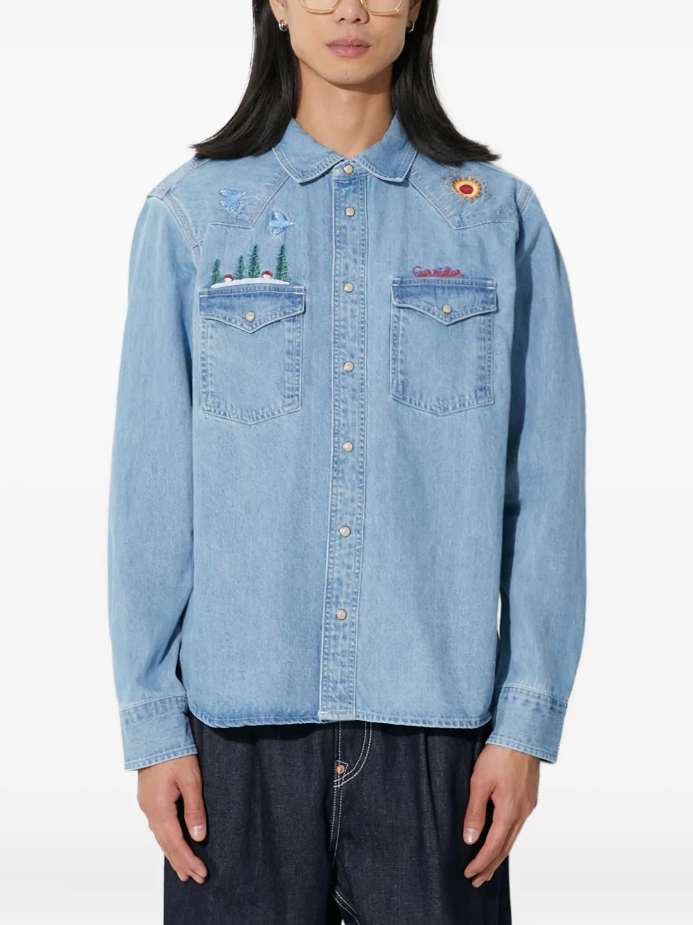 Джинсовая рубашка с вышивкой Corridor, синий
Джинсовая рубашка с вышивкой Corridor, синий