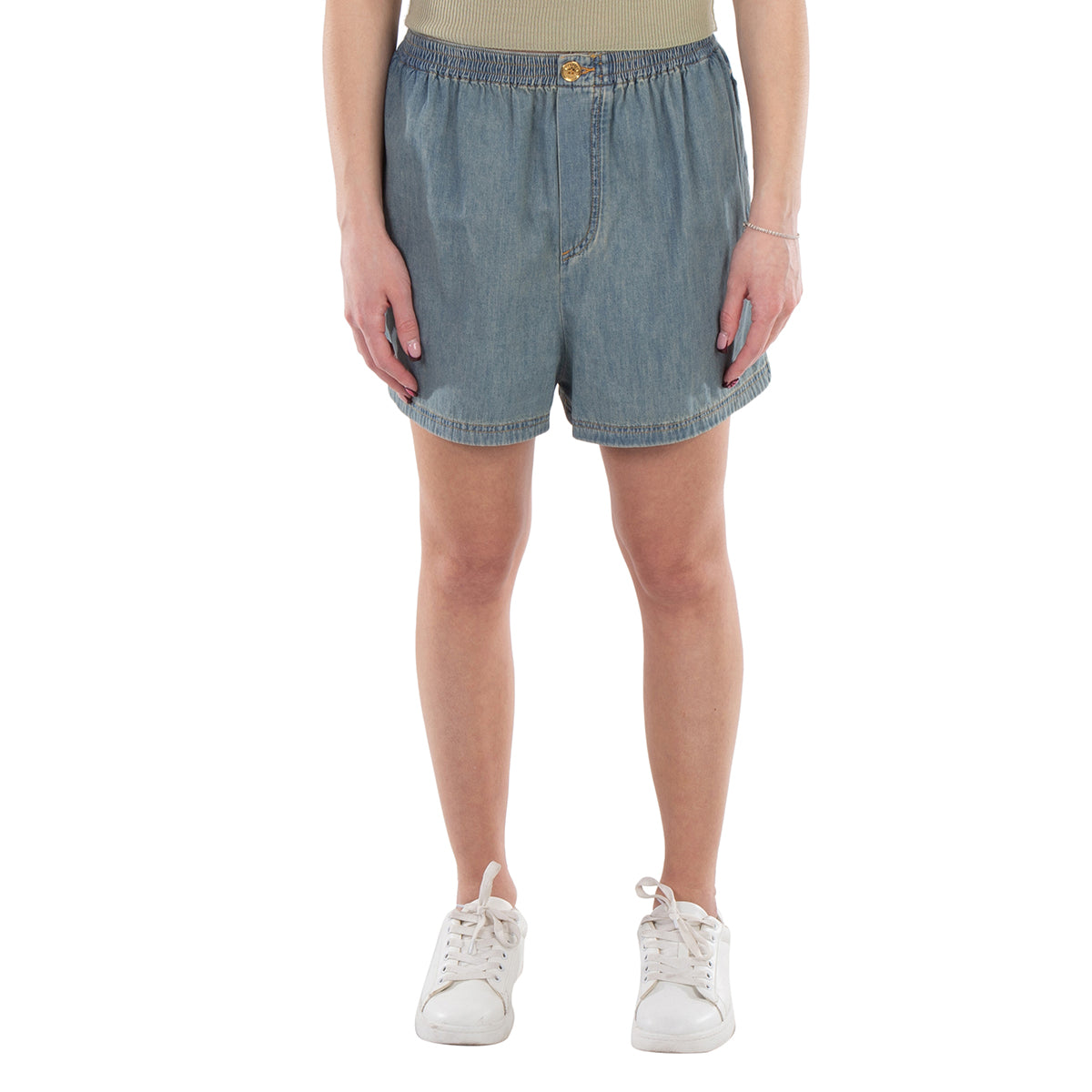 Москино Выцветшие джинсовые шорты Moschino, синий
Москино Выцветшие джинсовые шорты Moschino, синий