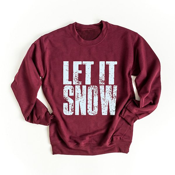 Let it snow блок distressed - женский графический свитшот Simply Sage Market, Maroon, Белый, Let it snow блок distressed - женский графический свитшот Simply Sage Market, Maroon
Let it snow блок distressed - женский графический свитшот Simply Sage Market, Maroon, Белый, Let it snow блок distressed - женский графический свитшот Simply Sage Market, Maroon
