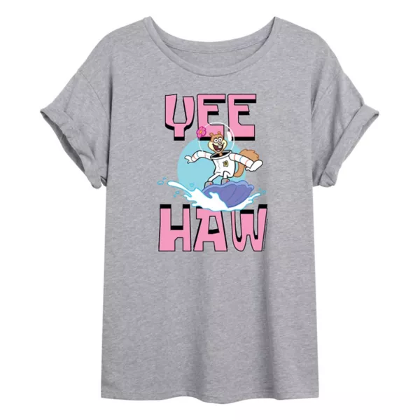 Футболка размера «большой» с изображением Губки Боба Квадратные Штаны и Сэнди Чикса Nickelodeon, серый
Футболка размера «большой» с изображением Губки Боба Квадратные Штаны и Сэнди Чикса Nickelodeon, серый