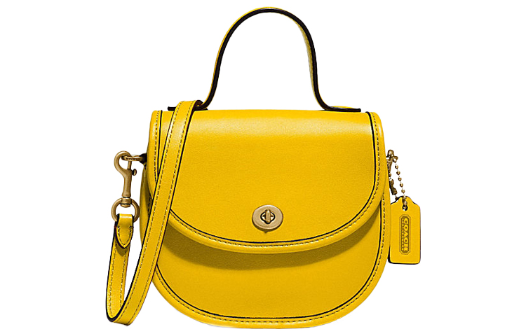 Coach Кожаная сумка-седло, сумка через плечо, мини-сумка-кроссбоди для женщин, желтая
Coach Кожаная сумка-седло, сумка через плечо, мини-сумка-кроссбоди для женщин, желтая