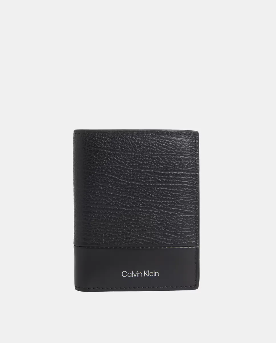 Мужской кожаный кошелек двойного сложения Calvin Klein с отделением для монет с логотипом, черный
Мужской кожаный кошелек двойного сложения Calvin Klein с отделением для монет с логотипом, черный