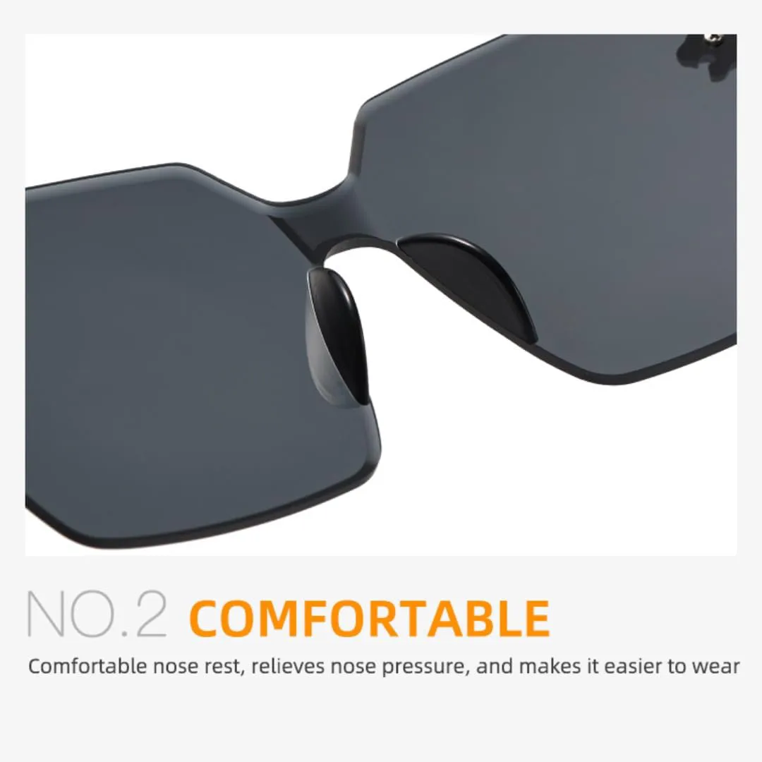 Очки без оправы с леопардовым принтом для женщин и мужчин, роскошные металлические, большого размера, с декоративным эффектом, для путешествий и вождения TVTBBVV, C3
Очки без оправы с леопардовым принтом для женщин и мужчин, роскошные металлические, большого размера, с декоративным эффектом, для путешествий и вождения TVTBBVV, C3