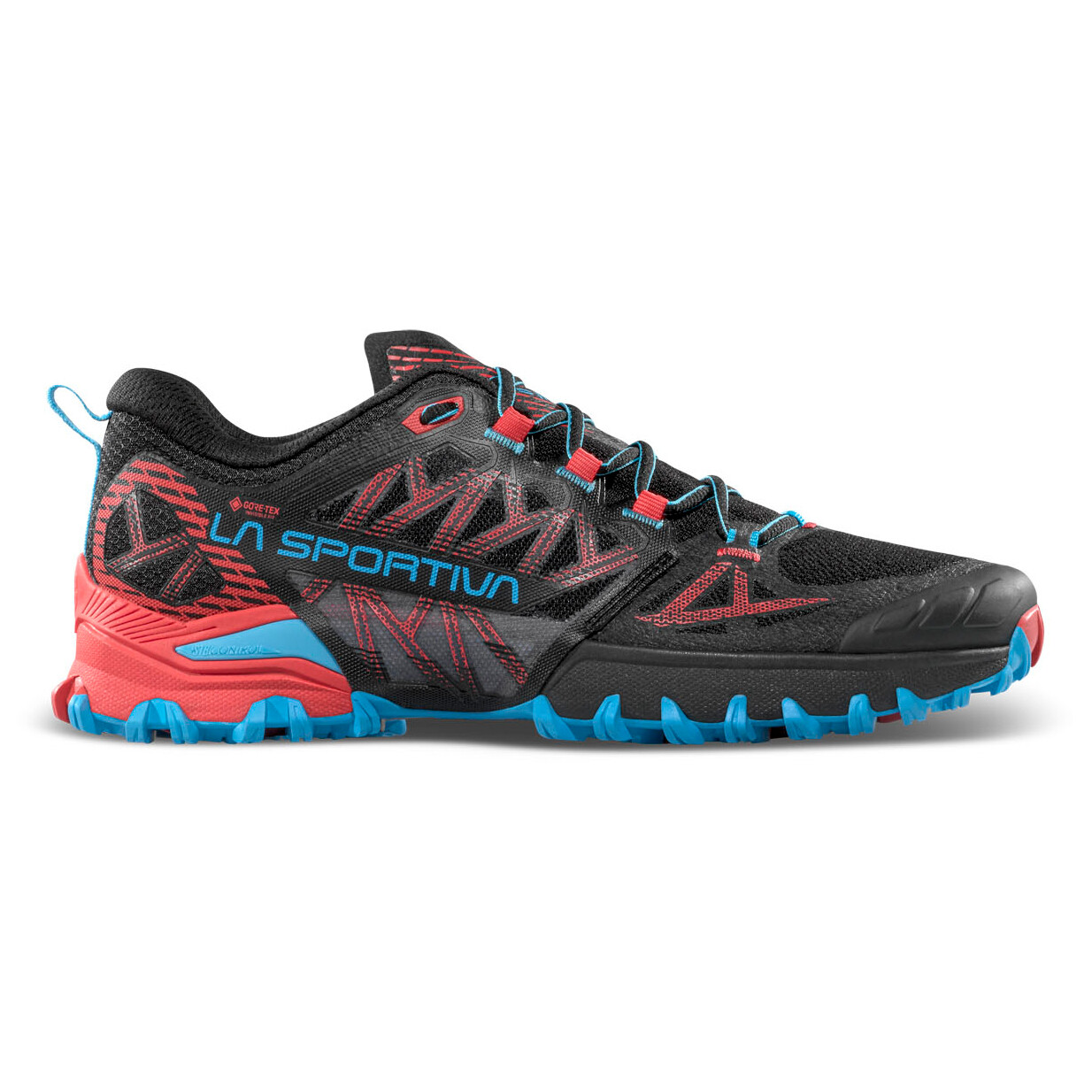 Кроссовки для бега по пересеченной местности La Sportiva Bushido III GTX, цвет Black/Hibiscus
Кроссовки для бега по пересеченной местности La Sportiva Bushido III GTX, цвет Black/Hibiscus