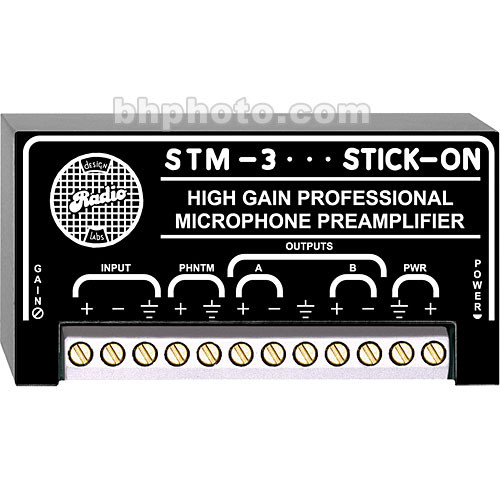 Микрофонный предусилитель RDL STM-3 Microphone Preamplifier STM-3
Микрофонный предусилитель RDL STM-3 Microphone Preamplifier STM-3