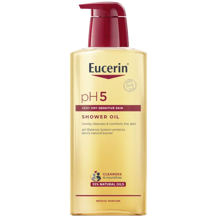 Гель для мытья тела в масле Eucerin Ph5, 400 мл
Гель для мытья тела в масле Eucerin Ph5, 400 мл