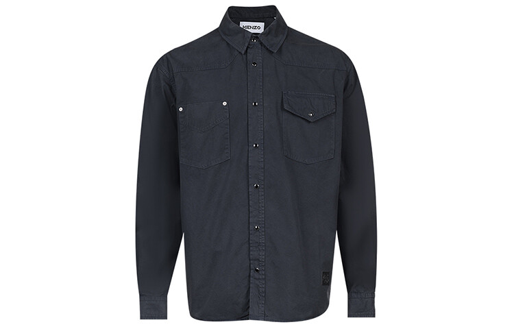 Рубашка мужская Kenzo с карманами, черный
Рубашка мужская Kenzo с карманами, черный