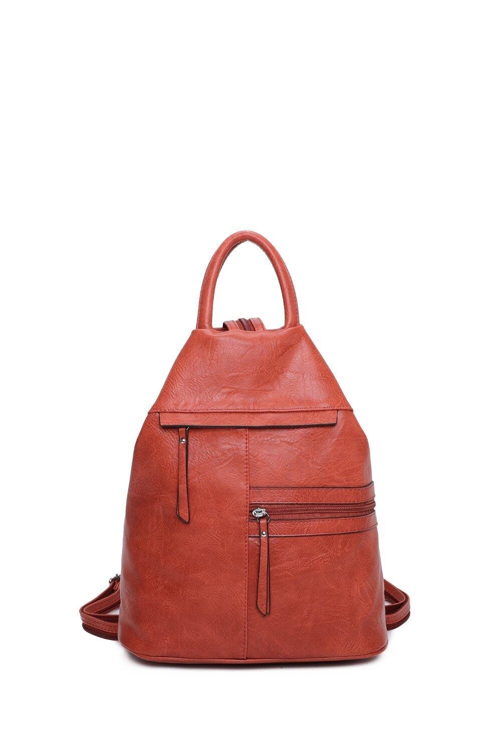 Рюкзак-трансформер Lira из искусственной кожи Fontanella Fashion, оранжевый
Рюкзак-трансформер Lira из искусственной кожи Fontanella Fashion, оранжевый