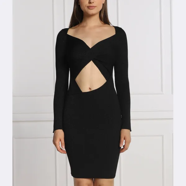 Синее платье-колокольчик Pinko, черный
Синее платье-колокольчик Pinko, черный