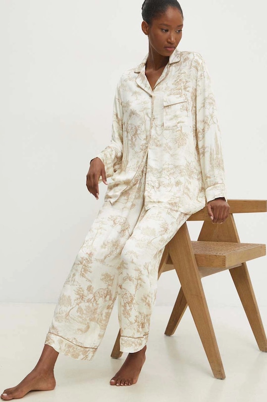 Пижама Answear.Lab, бежевый
Пижама Answear.Lab, бежевый