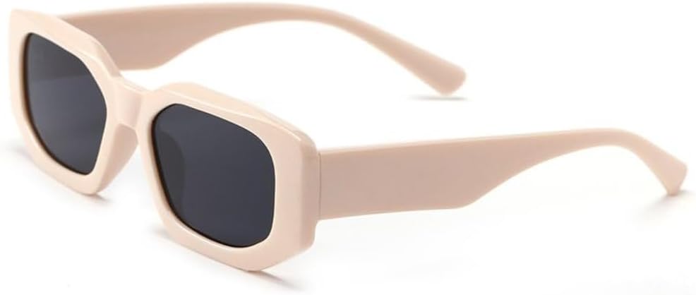 Модные солнцезащитные очки для женщин, прямоугольные очки для мужчин, винтажные очки для путешествий, линзы с градиентом, защита от УФ-излучения UV400, оправы конфетных цветов TYUVIVO, C4 Beige Gray
Модные солнцезащитные очки для женщин, прямоугольные очки для мужчин, винтажные очки для путешествий, линзы с градиентом, защита от УФ-излучения UV400, оправы конфетных цветов TYUVIVO, C4 Beige Gray