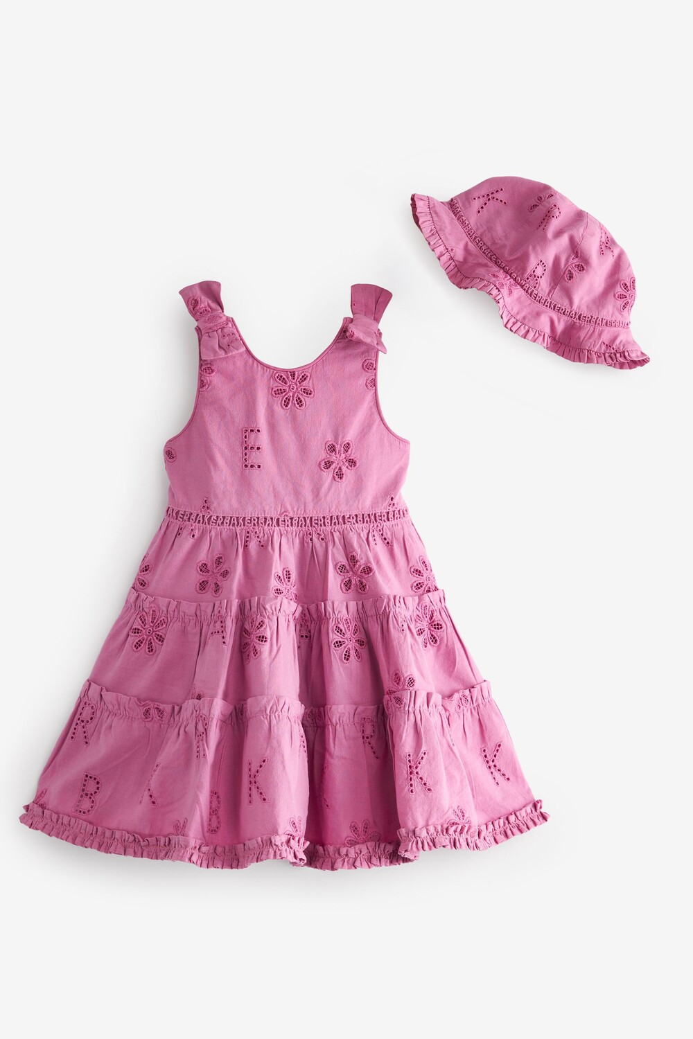 Розовый комплект из платья с английской вышивкой и шляпки Baker by Ted Baker, фиолетовый
Розовый комплект из платья с английской вышивкой и шляпки Baker by Ted Baker, фиолетовый