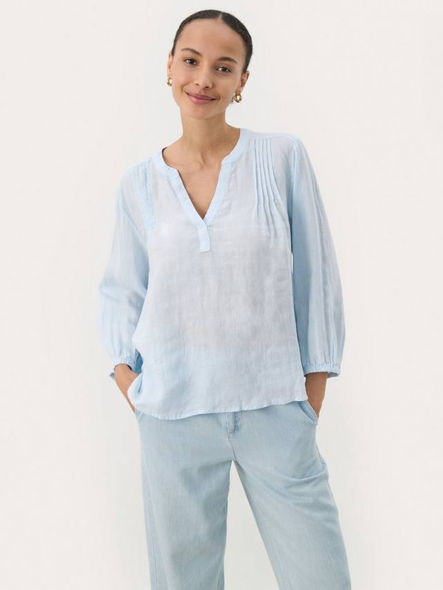 Блузка из чистого льна nyara с v-образным вырезом Part Two, цвет Ice Water
Блузка из чистого льна nyara с v-образным вырезом Part Two, цвет Ice Water