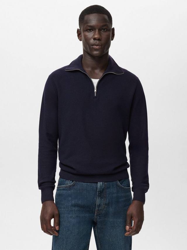 Тонкий воротник-воронка из хлопкового трикотажа Mango, Navy
Тонкий воротник-воронка из хлопкового трикотажа Mango, Navy