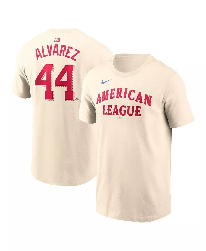 Футболка мужская с именем и номером Yordan Alvarez Cream American League 2024 MLB All-Star Game Nike
Футболка мужская с именем и номером Yordan Alvarez Cream American League 2024 MLB All-Star Game Nike