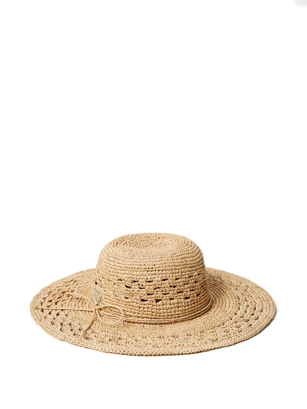 Вязаная крючком шапка из рафии TWINSET, нейтральный
Вязаная крючком шапка из рафии TWINSET, нейтральный