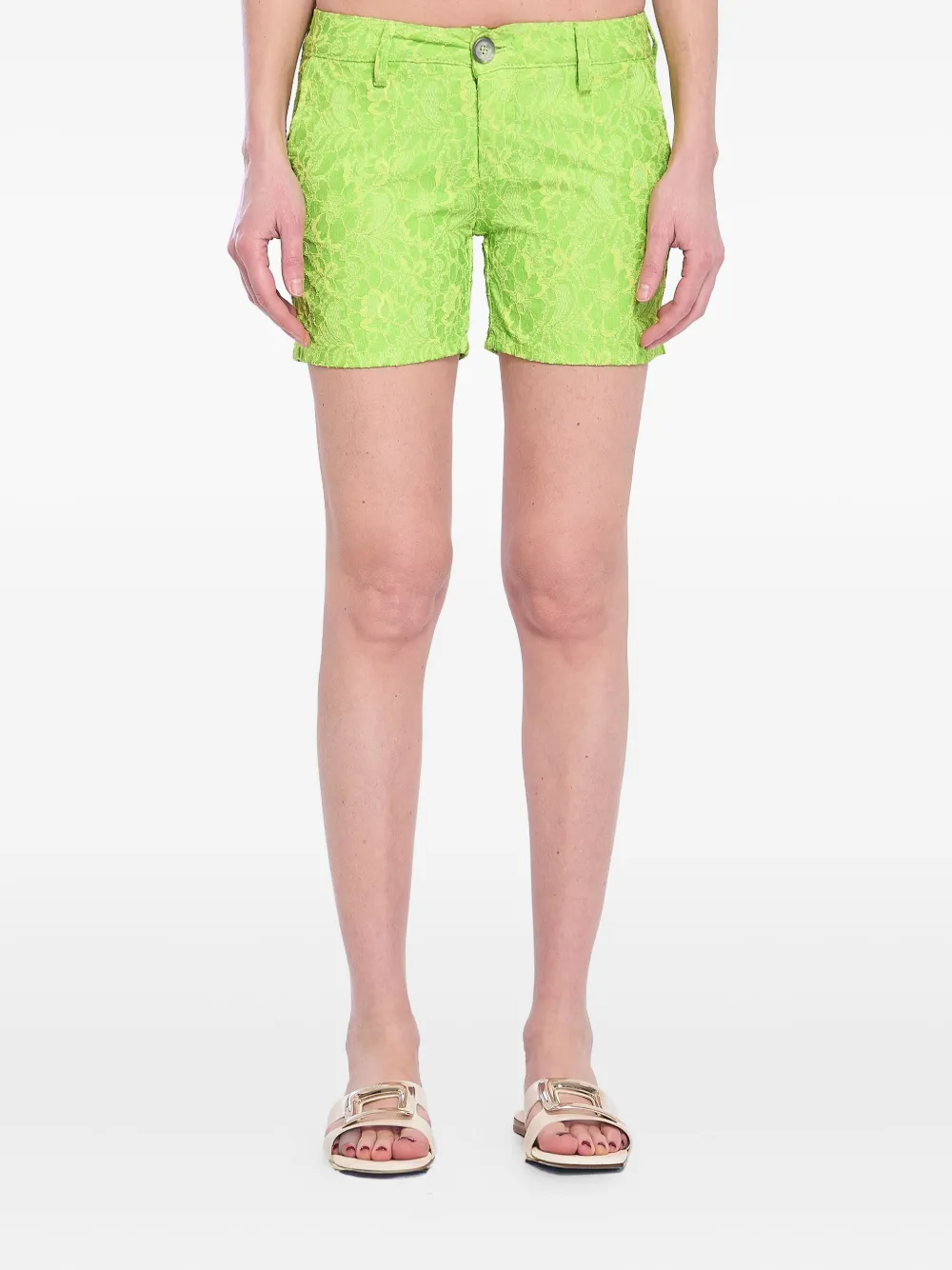 Шорты с цветочным узором Basicon, зеленый 
Шорты с цветочным узором Basicon, зеленый