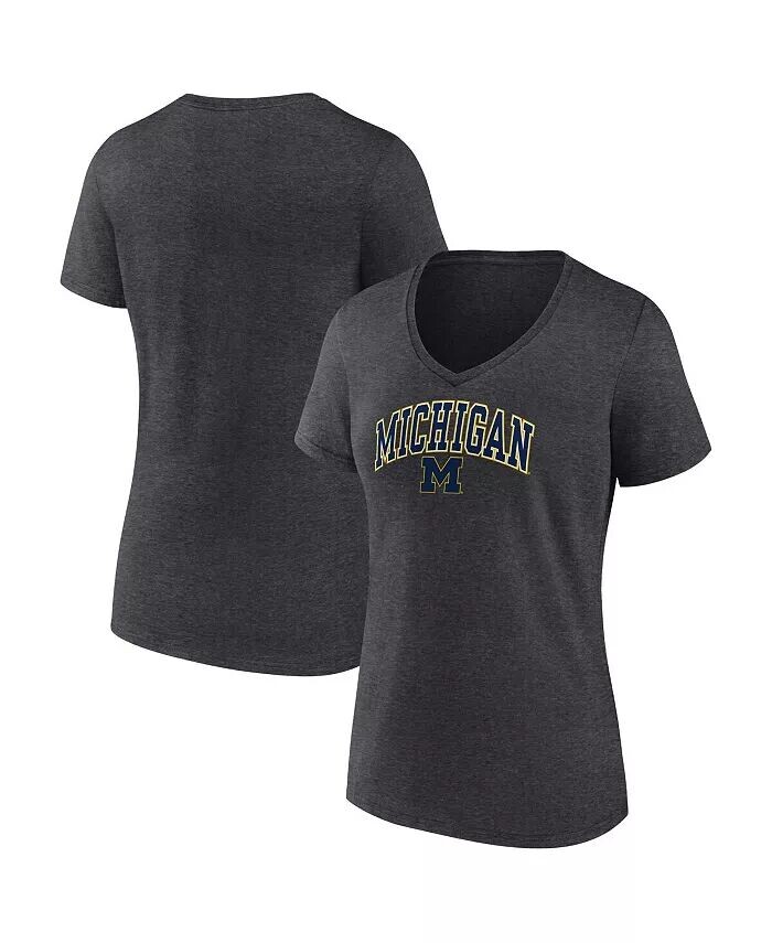 Женская футболка Heather Charcoal Michigan Wolverines Evergreen Campus с v-образным вырезом Fanatics
Женская футболка Heather Charcoal Michigan Wolverines Evergreen Campus с v-образным вырезом Fanatics