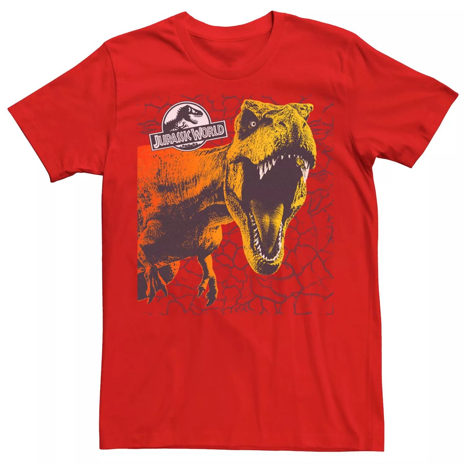 Мужская футболка Jurassic World Two T-Rex Color Pop Cracks Licensed Character, красный
Мужская футболка Jurassic World Two T-Rex Color Pop Cracks Licensed Character, красный