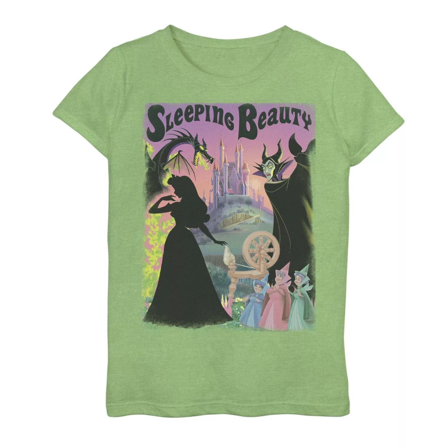 Футболка с плакатом «Спящая красавица» для девочек 7–16 лет «Аврора Малефисента» Disney
Футболка с плакатом «Спящая красавица» для девочек 7–16 лет «Аврора Малефисента» Disney