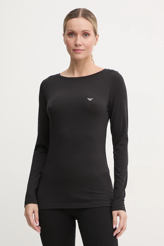 Лонгслив для отдыха с добавлением шерсти Emporio Armani Underwear, черный
Лонгслив для отдыха с добавлением шерсти Emporio Armani Underwear, черный