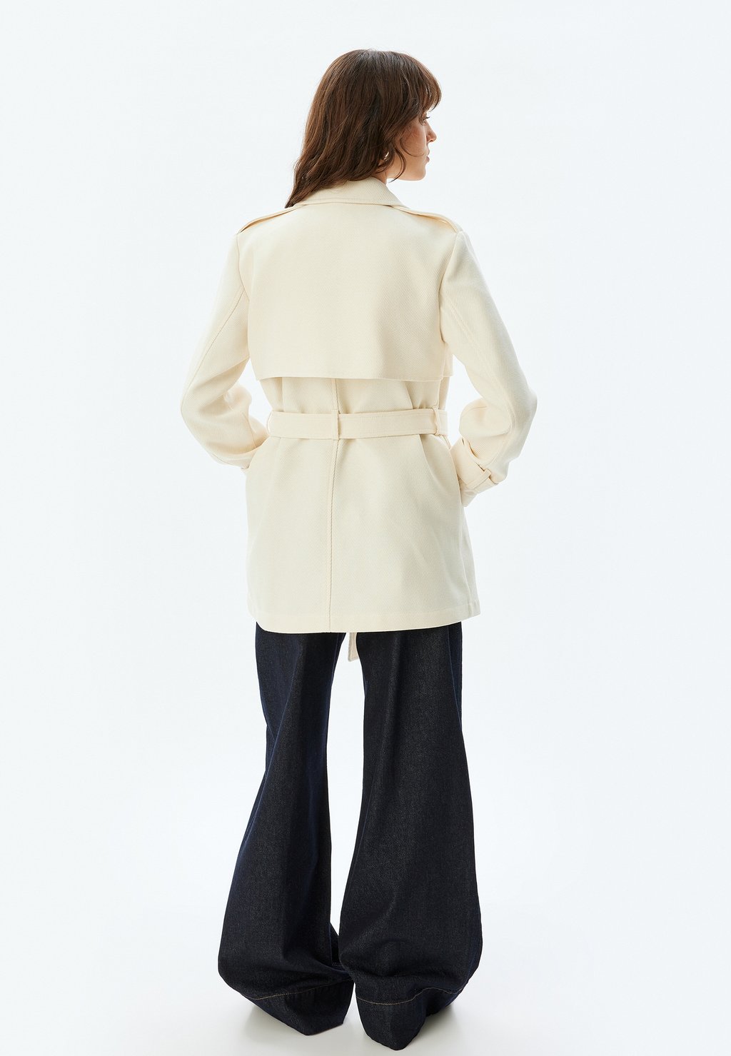 Тренчкот DOUBLE BREASTED Koton, белый
Тренчкот DOUBLE BREASTED Koton, белый