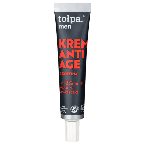 Крем для лица Anti-Age с кофеином, 40 мл Tołpa Men
Крем для лица Anti-Age с кофеином, 40 мл Tołpa Men