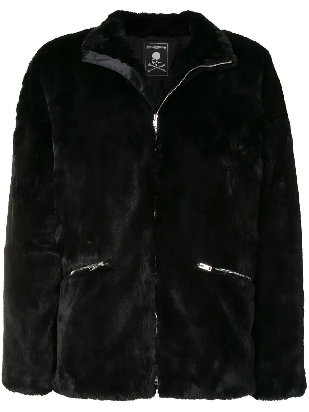 Куртка на молнии с принтом Mastermind World, черный
Куртка на молнии с принтом Mastermind World, черный