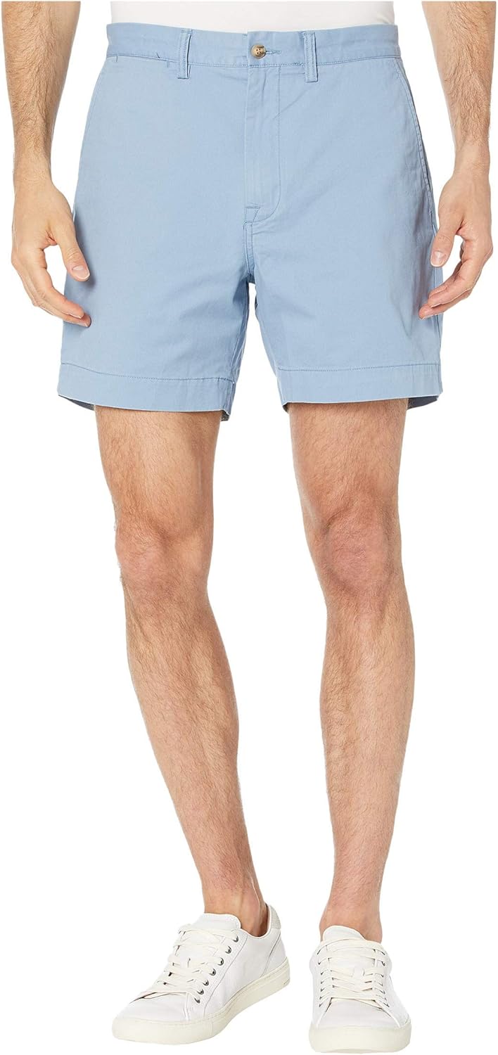Polo Ralph Lauren мужские классические 6" шорты-чинос Stretch, Channel Blue
Polo Ralph Lauren мужские классические 6" шорты-чинос Stretch, Channel Blue
